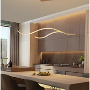 Modern Minimalist Led Chandelier Creative Personality Dining Room Bar Pendant Light Lighting Kitchen Hanging Lamp Lustre Fixture