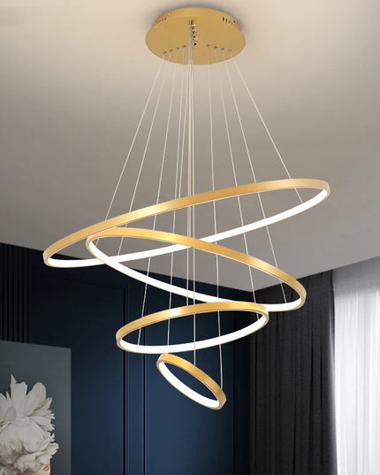 Modern led dining room chandeliers simple ring chandelier living  bedroom Lights home indoor lighting decorative Pendant Lamps