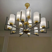 Modern Modern Led Chandelier Nordic Living Room Lamp Retro Simple Dining Room Decoration Iron Art LED Hanging Lamps Pendant Ligh