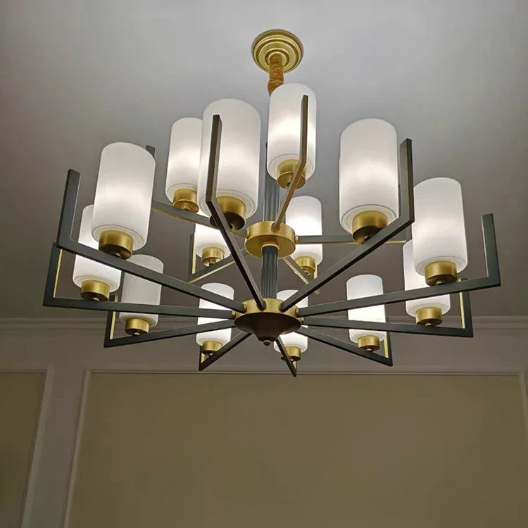 Modern Modern Led Chandelier Nordic Living Room Lamp Retro Simple Dining Room Decoration Iron Art LED Hanging Lamps Pendant Ligh