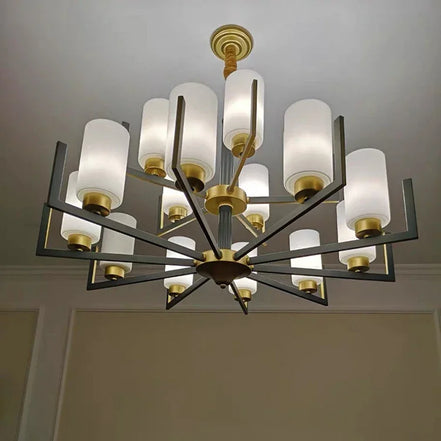 Modern Modern Led Chandelier Nordic Living Room Lamp Retro Simple Dining Room Decoration Iron Art LED Hanging Lamps Pendant Ligh