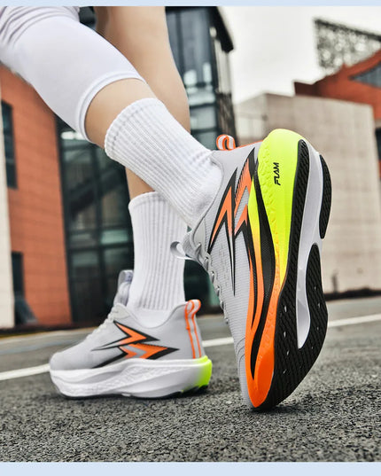 Running Shoes Speciality Marathon Men Sports Breathable Lightweight Carbon Board Women's Comfortable Athletic Nonskid Sneakers