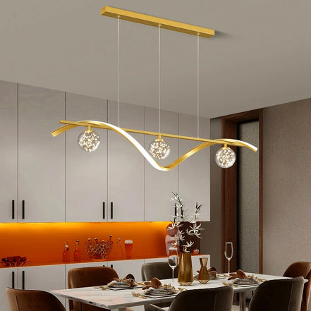 New Modern Led Chandelier For Living Room Dining Room Kitchen Ceiling Pendant Lights Nordic Minimalist Dining Tables Lamps