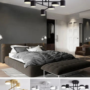 Modern LED Ceiling Chandelier White 6 Heads Hanging Lamp Light  For Ceiling Dining Living Rooms Bedroom Hall Home Decor Fixtures