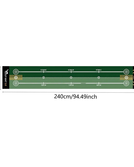Golf Putting Indoor Golf Hitting Mat Green Mat Golf Practice Training Aid Equipment for Home Outdoor Backyard Golf Practice