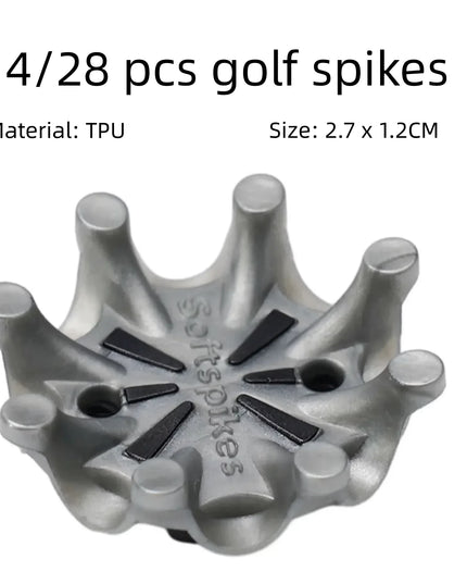 Golf Accessories Newest Reliable Useful Durable Golf Spikes 14/28 Pcs 2.7X1.2CM Cleats Fast-Wist For FootJoy Shoes Spikes Studs
