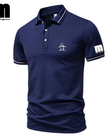 Golf Clothing 2026 Summer New Luxury High Quality Fast Drying Fashion Men's and Women's Sports Short Sleeve Top Golf Polo Shirt