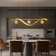 Modern LED Chandelier for Living Room Dining Room Glass Ball Kitchen Lamp Home Decor Lighting Novelty Nordic LED Hanging Lights