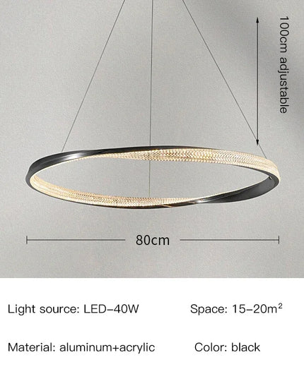 Modern Light Luxury Villa LED Chandelier Italian Art Living Room Hotel Restaurant Kitchen Home Decoration Lighting Fixtures