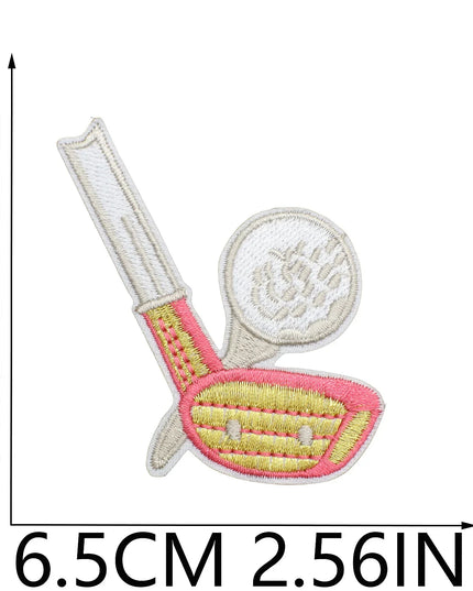 GOLF Emblem Clothing Accessories Badge Sticker Embroidered Embroidery Sticker Iron-on Patches