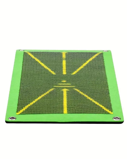 Golf Practice Mat, Indoor And Outdoor Golf Hitting Mat, Golf Training Auxiliary Mat Mat + 4 Floor Nails + 1 Hook