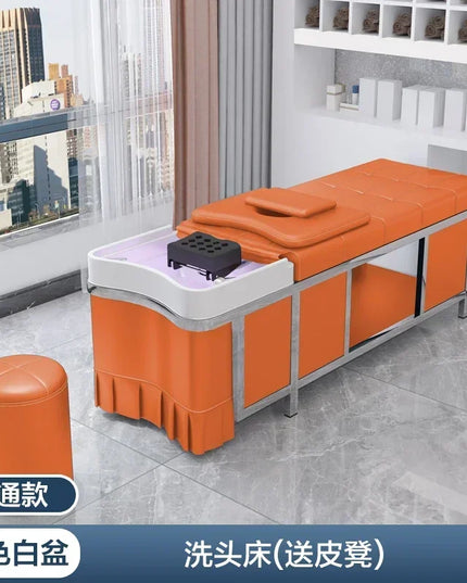 Ergonomic Lounge Shampoo Bed Portable Nordic Fashion Modern Hair Shampoo Bed Comfortable Trendy Cadeira De Barbearia Furniture