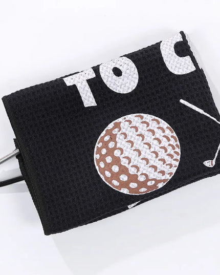 Golf towel digital color printed logo super absorbent soft skin towel for golf course