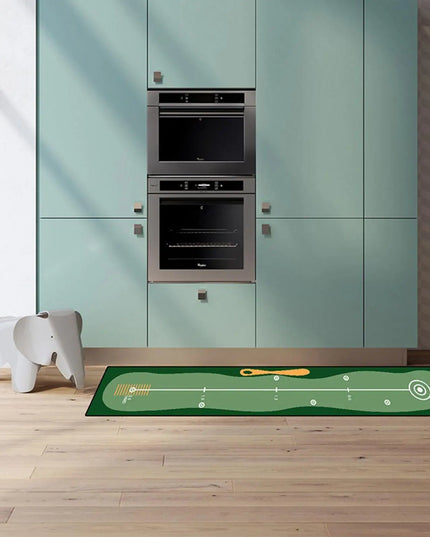 Golf Putting Indoor Golf Hitting Mat Green Mat Golf Practice Training Aid Equipment for Home Outdoor Backyard Golf Practice