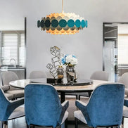 Modern Creative Dining Room Chandelier LED Colorful Hanging Light Bedroom Home Indoor Minimalist Living Room Pendant Lights