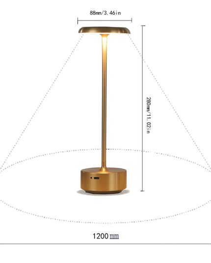 Rechargeable table lamp with warm atmosphere Bar Cafe Restaurant Modern simple decoration LED night light