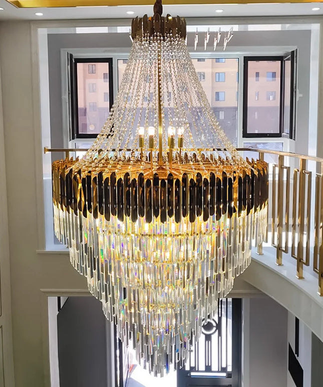 Modern Chandeliers for Living Room Chandelier Luxury Crystal Chandelier Ceiling Lights Lustre Salon Loft Pendant Lighting Lamps