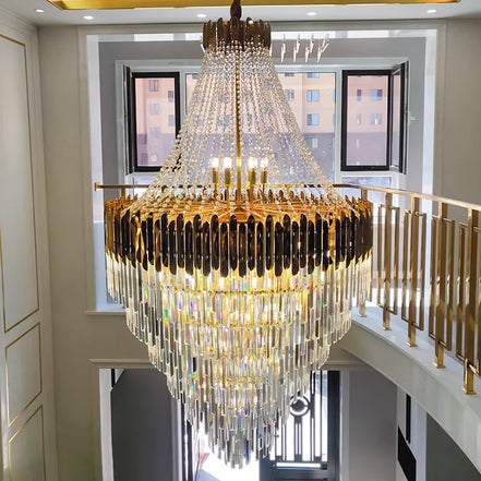 Modern Chandeliers for Living Room Chandelier Luxury Crystal Chandelier Ceiling Lights Lustre Salon Loft Pendant Lighting Lamps