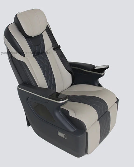 Comfortable Three-Passenger Leather Folding RV Camper Van Sofa Seat Bed Sofa Convertible Into Bed