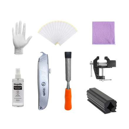 Golf Grip Replacement Tool Kit Suitable for All Types of Clubs Grip Removal and Installation Set Seven-Piece Genuine Accessor