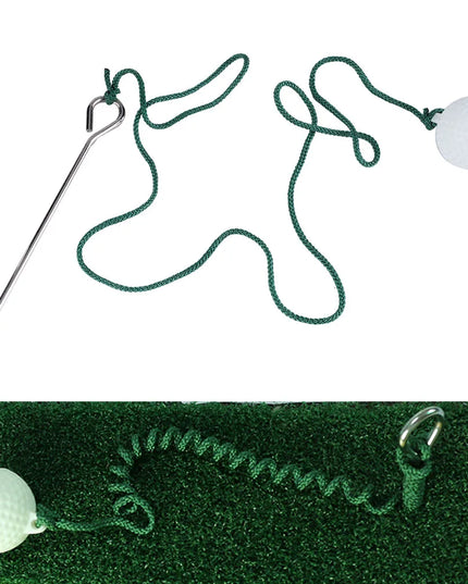 Golf Driving Ball Swing Hit Training Aid Portable Golf Practice Training Rope Ball Air Flow Golf Balls For Practice Accessories