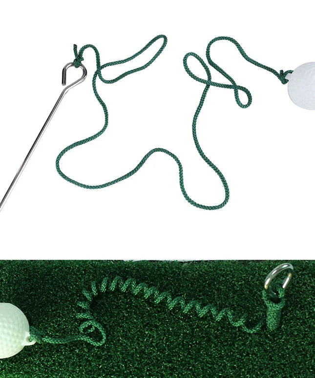 Golf Driving Ball Swing Hit Training Aid Portable Golf Practice Training Rope Ball Air Flow Golf Balls For Practice Accessories