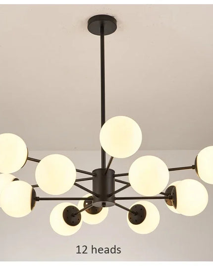 Modern Glass led Chandelier Lighting Ceiling Chandeliers Light For Dining Living Room Bedroom Kitchen Indoor Lustre Fixture Lamp