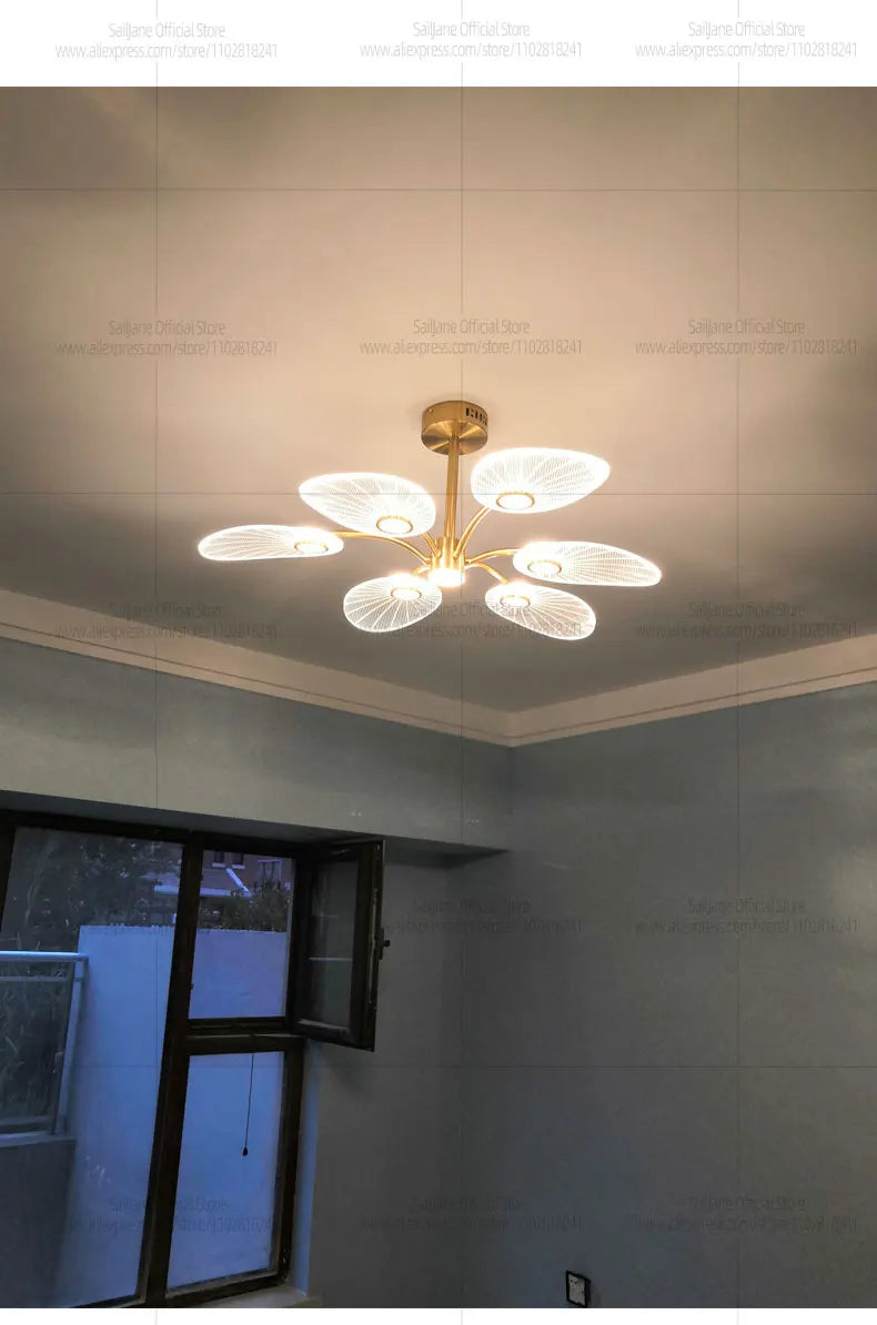 Modern LED Chandelier Suitable For Villa Living Room Ceiling Lights Art Bedrooms Kitchens Home Decoration Lamp Indoor Lighting