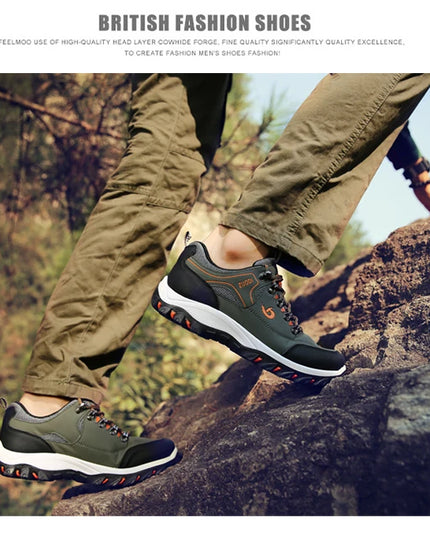 Men Shoes Leather Casual Shoes For Men Sneakers Spring Autumn Winter Shoes For Male Tennis Lightweight Walking Shoes