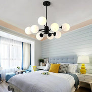 Modern Glass led Chandelier Lighting Ceiling Chandeliers Light For Dining Living Room Bedroom Kitchen Indoor Lustre Fixture Lamp