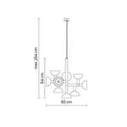 Postmodern chandelier Restaurant Creative danish designer light  Living Room Simple LED Indoor bedroom aesthetic lights