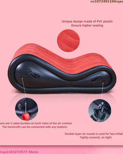 Modern Inflatable Sofa Bed for Travel And Camping - Folding Outdoor Garden Furniture Comfortable Living Room Decor