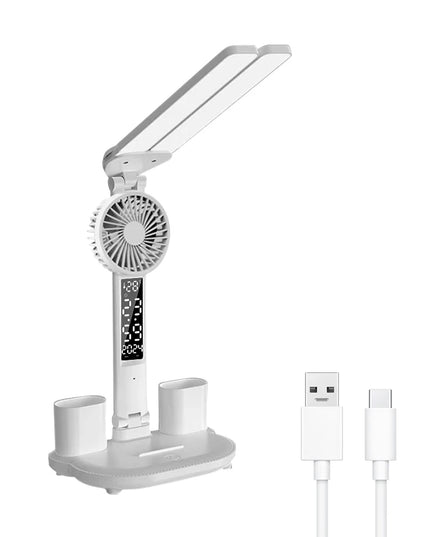 Rechargeable Led Desk Lamp for Study Table Lamp Led Eye Caring Light With 3 Color Modes Dimmable Reading Study and Office Work