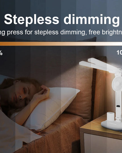 Rechargeable Led Desk Lamp for Study Table Lamp Led Eye Caring Light With 3 Color Modes Dimmable Reading Study and Office Work