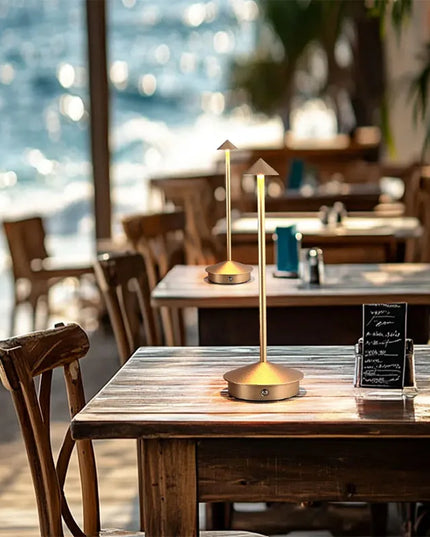 Cordless Table Lamps Rechargeable LED Desk Lamp Outdoor Waterproof Portable Touch Dimmable NightLight for Restaurant DiningHome