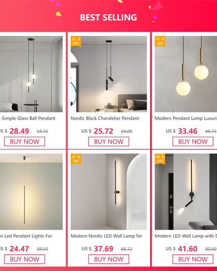 Modern Led Chandeliers Lighting Decoration Bedroom Dining Table Pendant Lights Living Room Kitchen Hanging Lamp Luxury Lustres