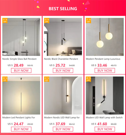 Modern Led Chandeliers Lighting Decoration Bedroom Dining Table Pendant Lights Living Room Kitchen Hanging Lamp Luxury Lustres