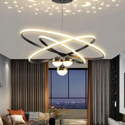 Modern led dining room chandeliers simple ring chandelier living bedroom Lights home indoor lighting decorative Pendant Lamps