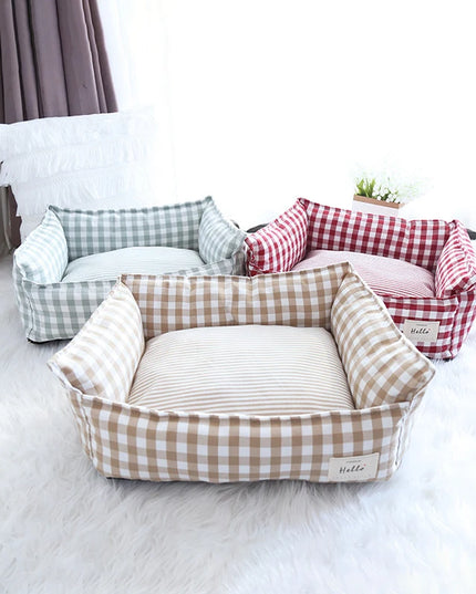 Bed For Dog Cats Puppy House Kennel For Indoor Dogs Small Medium Cat Pet Sofa Sleeping Bed Furniture Pet Supplies Accessories