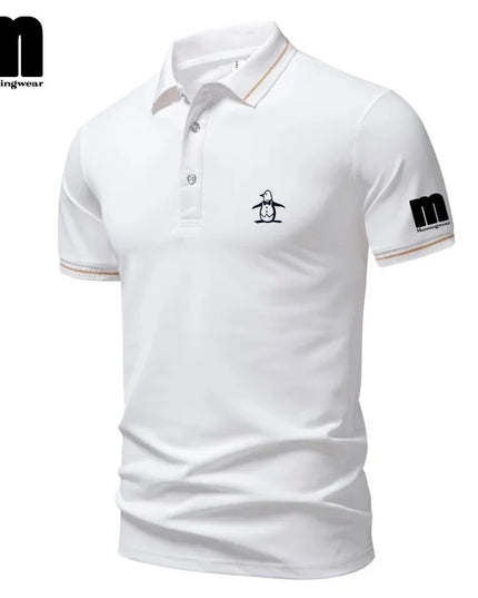 Golf Clothing 2026 Summer New Luxury High Quality Fast Drying Fashion Men's and Women's Sports Short Sleeve Top Golf Polo Shirt