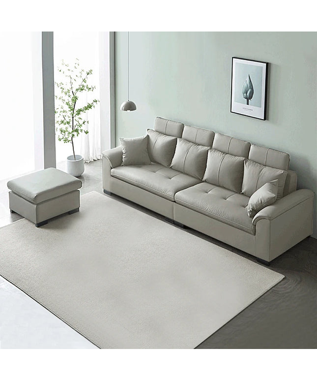 Professional High-Backrest Living Room Sofa Set Simple Modern Luxury Fabric Design with Luxury for Apartments and Hotels