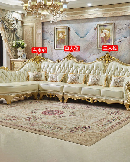 Comfortable Recliner Sofas Family Cushion Elegant Double Sofa Bed Vintage Multifunctional Woonkamer Banken Home Furniture