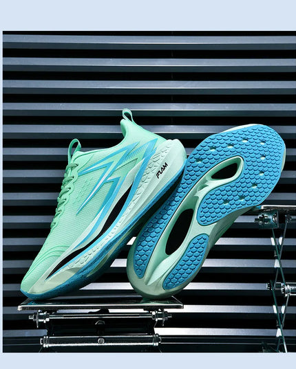 Running Shoes Speciality Marathon Men Sports Breathable Lightweight Carbon Board Women's Comfortable Athletic Nonskid Sneakers