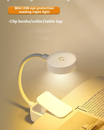 Led Table Lamp USB Rechargeable Night Light With Folding Clamp Study Stand Read Lamp Touch 3 Modes Dimming Eye Protection Light