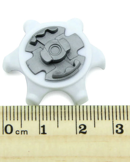 New Golf Spikes Fast Twist Shoe Spikes Replacement Set Golf Training Aids Ultra Thin Cleats Pins White Color