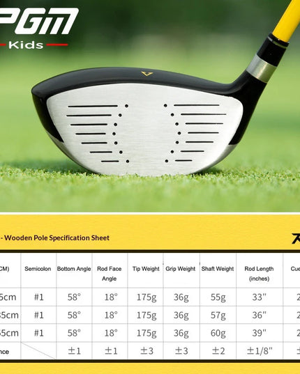 PGM Children's Golf Clubs - Large Volume 1 Wood for Kids, Boys, Beginners, Girls, Teenagers, Graphite Shafts JRMG017
