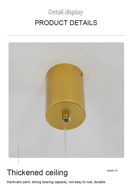 Modern LED Ceiling Chandelier Indoor Lighting Dining Table Chandelier Pendant Hanging Light Living Room Decoration Kitchen Lamp