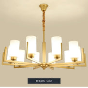 Modern Modern Led Chandelier Nordic Living Room Lamp Retro Simple Dining Room Decoration Iron Art LED Hanging Lamps Pendant Ligh