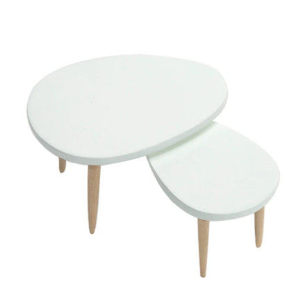 1 Set 1:12 Dollhouse Miniature Wooden Furniture Triangle Coffee Table Computer Desk Tea Model Living Room Home Decor Toy