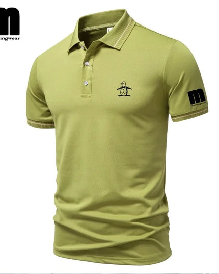 Golf Clothing 2026 Summer New Luxury High Quality Fast Drying Fashion Men's and Women's Sports Short Sleeve Top Golf Polo Shirt